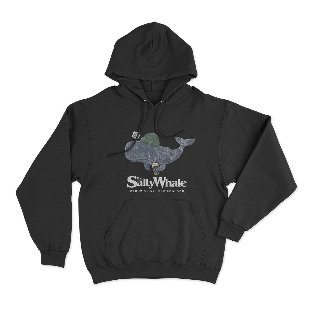 Get Salty The Salty Whale Unisex Hoodie Black Get Salty The Salty Whale Unisex Hoodie Black