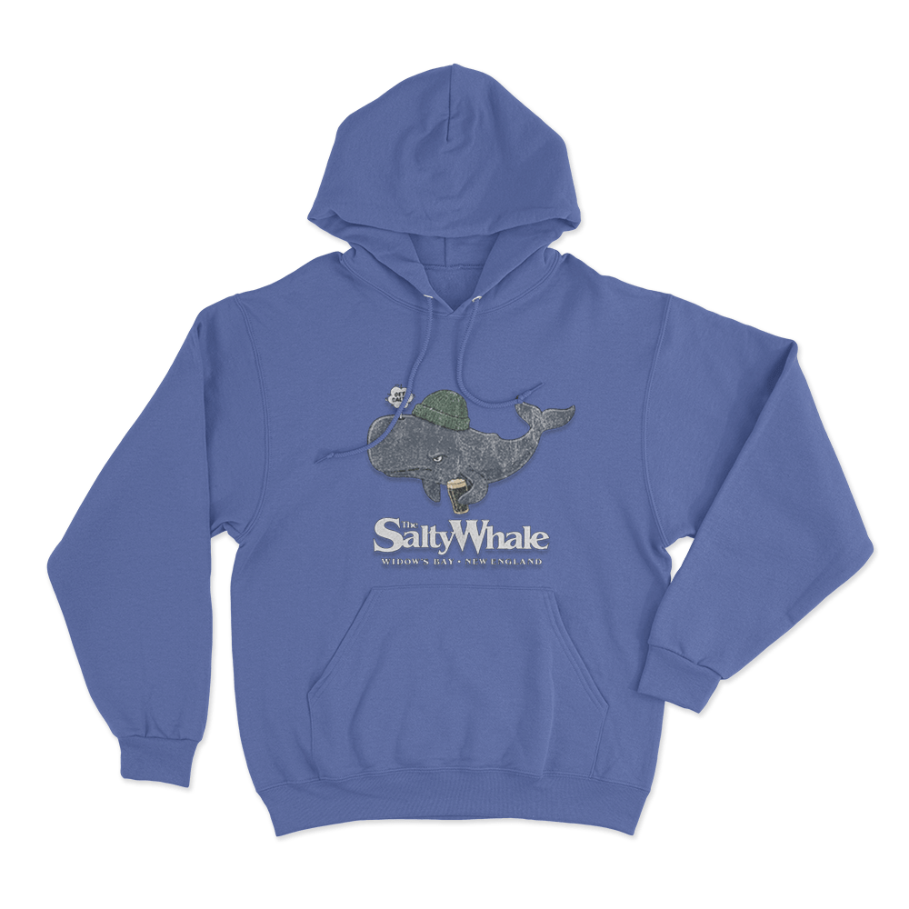 Get Salty The Salty Whale Unisex Hoodie Blue Get Salty The Salty Whale Unisex Hoodie Blue