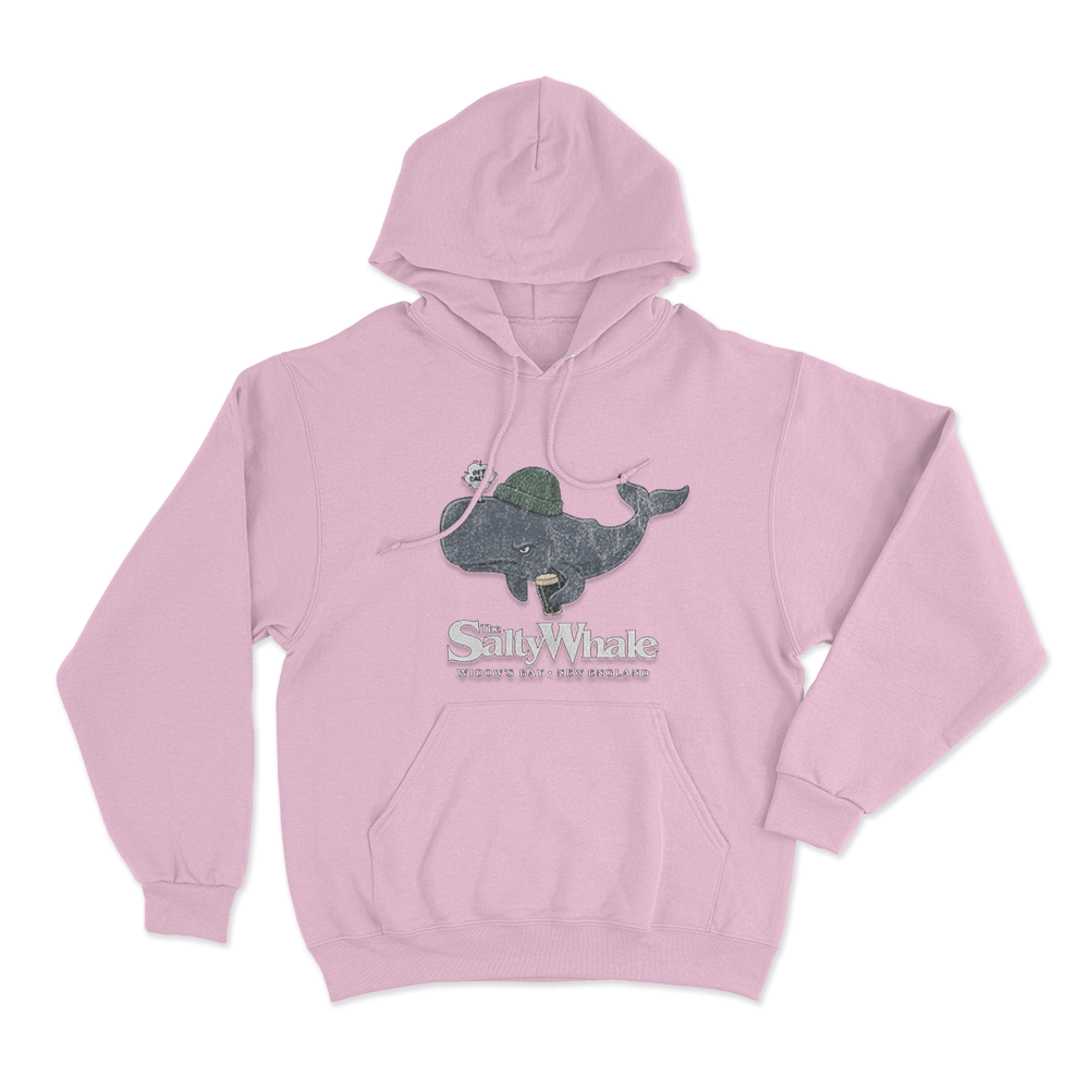 Get Salty The Salty Whale Unisex Hoodie Pink Get Salty The Salty Whale Unisex Hoodie Pink