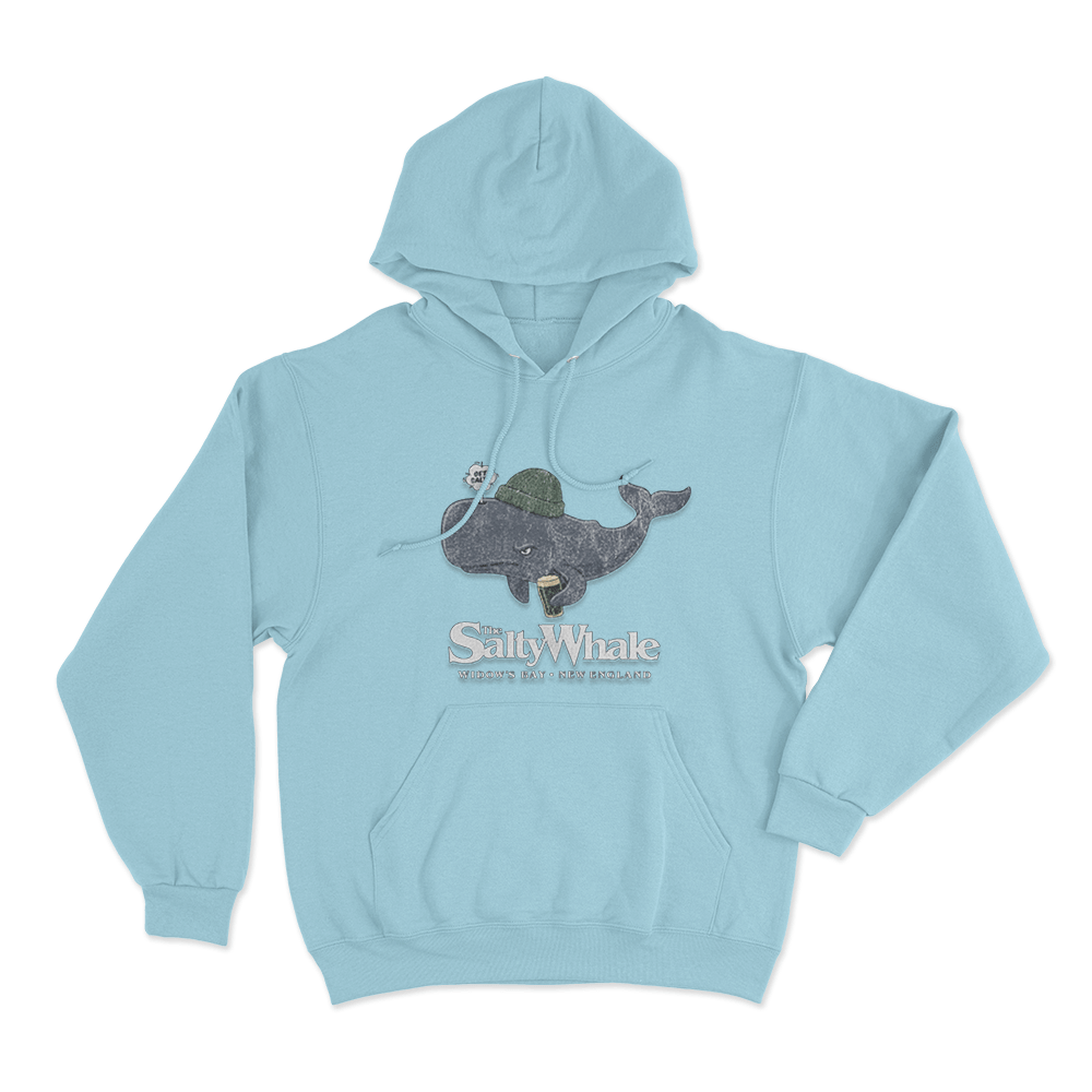 Get Salty The Salty Whale Unisex Hoodie Sky Blue Get Salty The Salty Whale Unisex Hoodie Sky Blue
