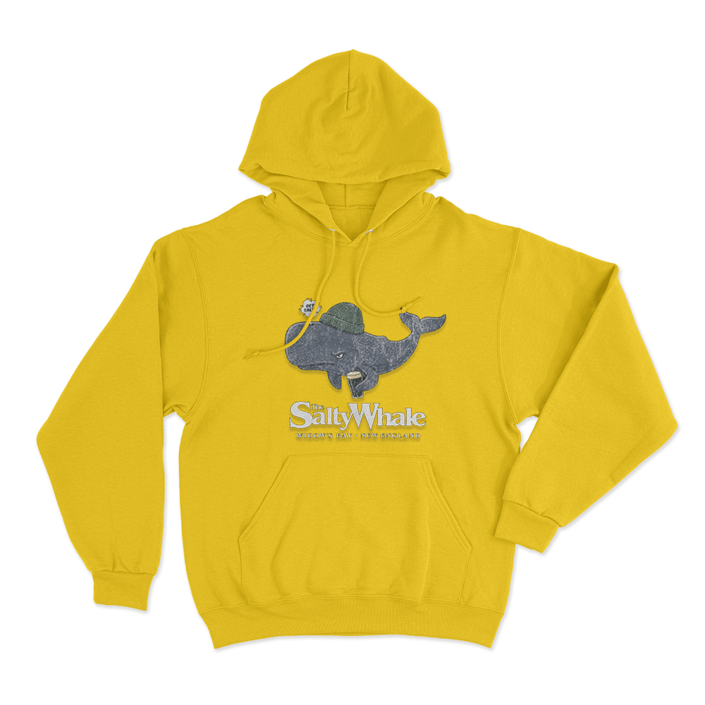 Get Salty The Salty Whale Unisex Hoodie Yellow Get Salty The Salty Whale Unisex Hoodie Yellow