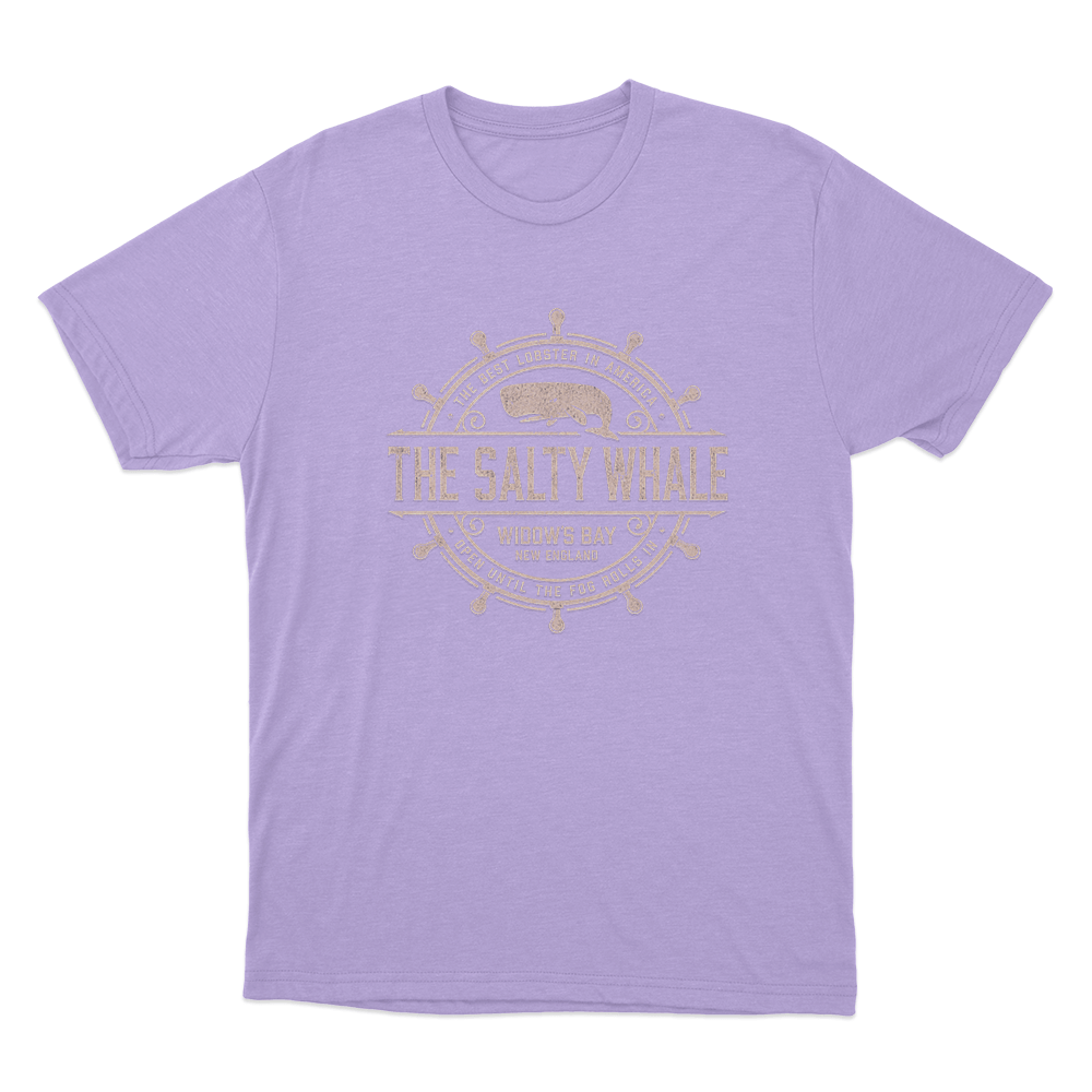 The Salty Whale of Widow's Bay Unisex T Shirt Purple The Salty Whale of Widows Bay Unisex T Shirt Purple