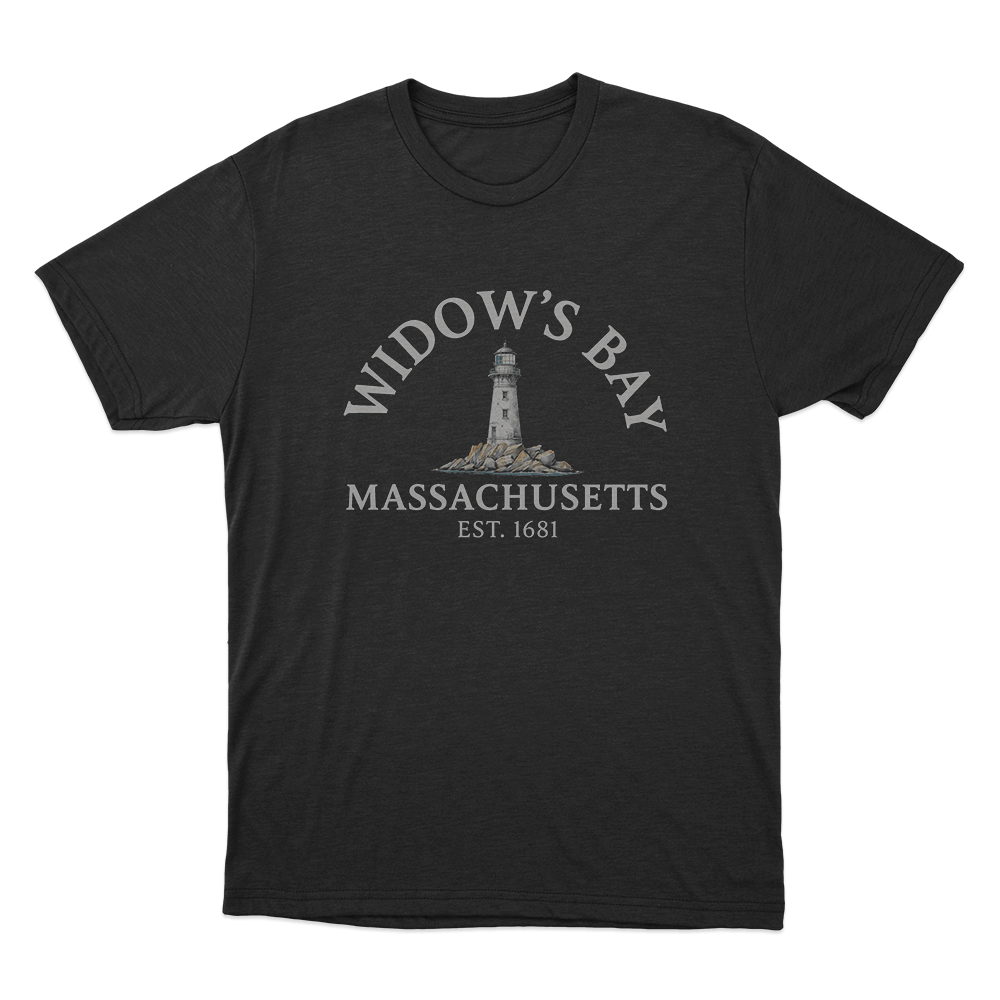 Widow's Bay Est. 1681 Unisex T Shirt Black Widows Bay Est. 1681 Unisex T Shirt Black