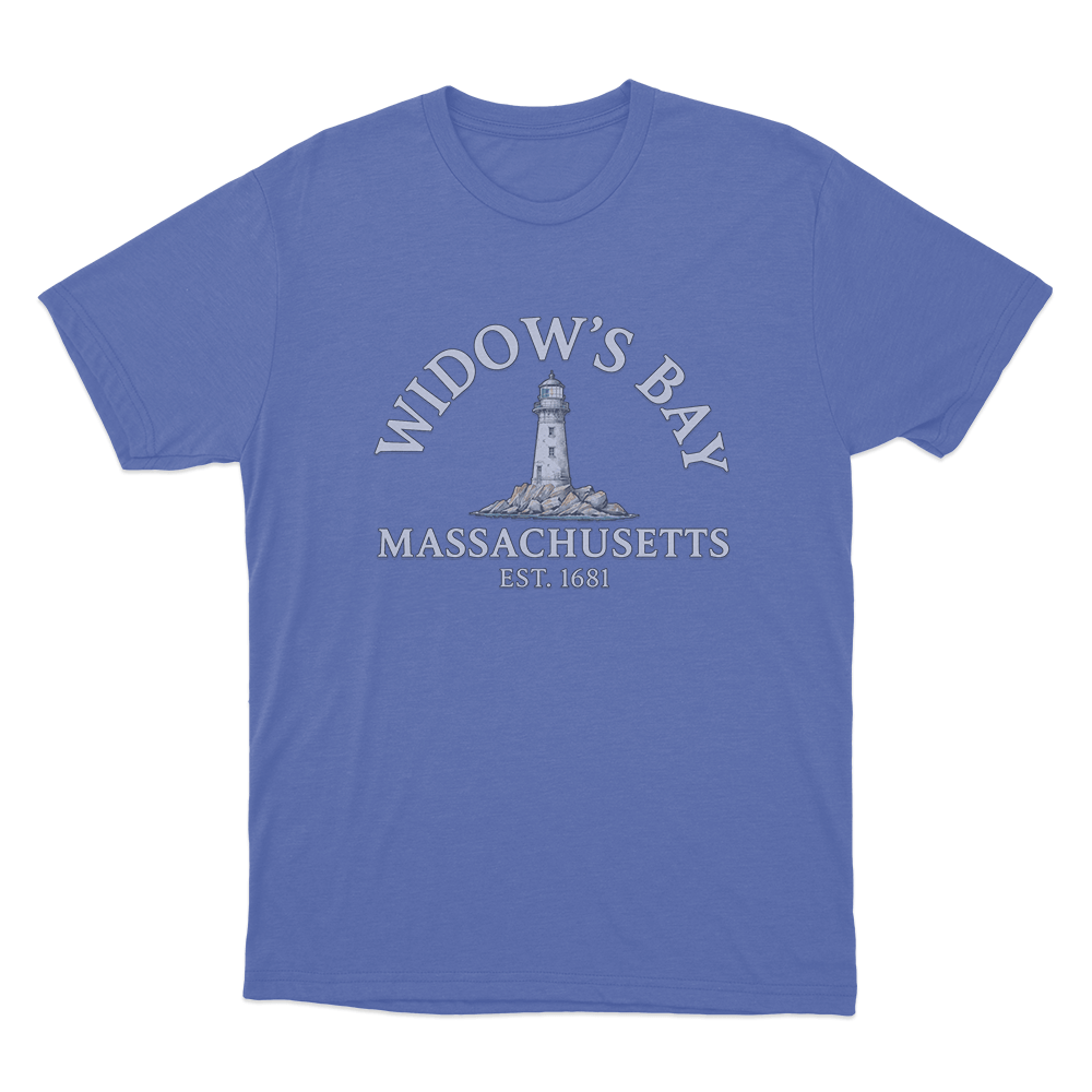 Widow's Bay Est. 1681 Unisex T Shirt Blue Widows Bay Est. 1681 Unisex T Shirt Blue