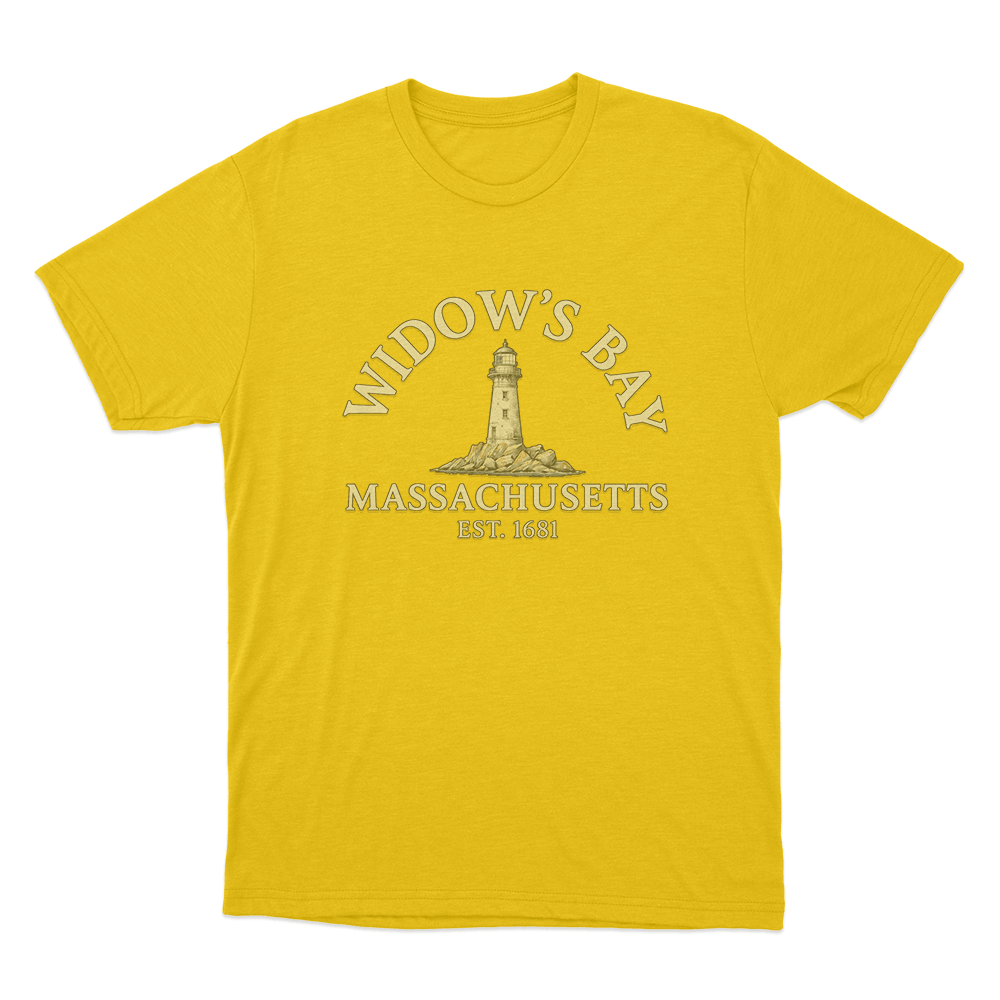 Widow's Bay Est. 1681 Unisex T Shirt Yellow Widows Bay Est. 1681 Unisex T Shirt Yellow