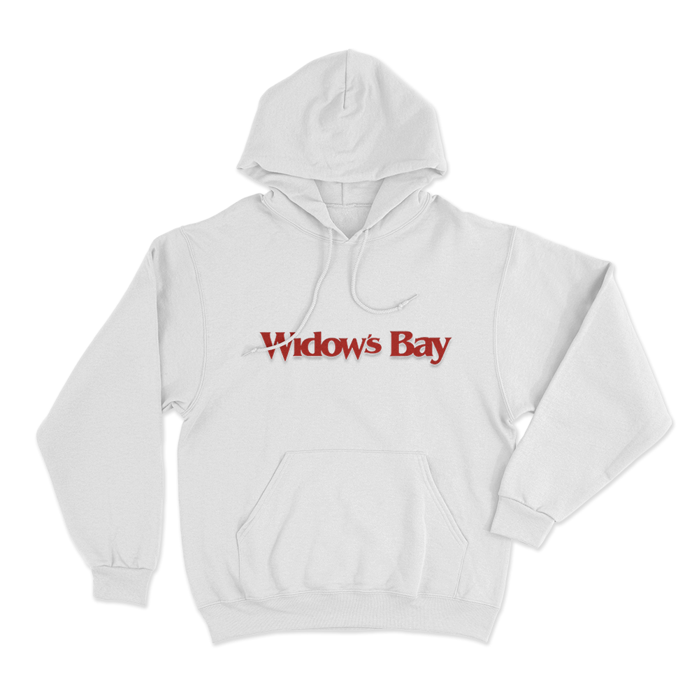 Widows Bay Logo Unisex Hoodie White Widows Bay Logo Unisex Hoodie White