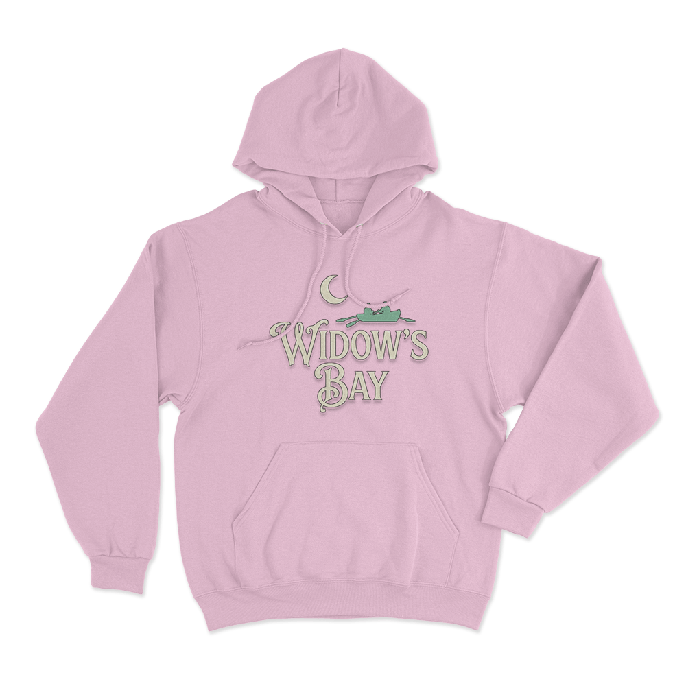 Widow's Bay Moon Boat Unisex Hoodie Pink Widows Bay Moon Boat Unisex Hoodie Pink