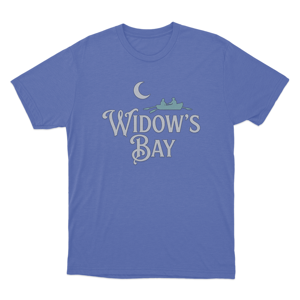 Widow's Bay Moon Boat Unisex T Shirt Blue Widows Bay Moon Boat Unisex T Shirt Blue