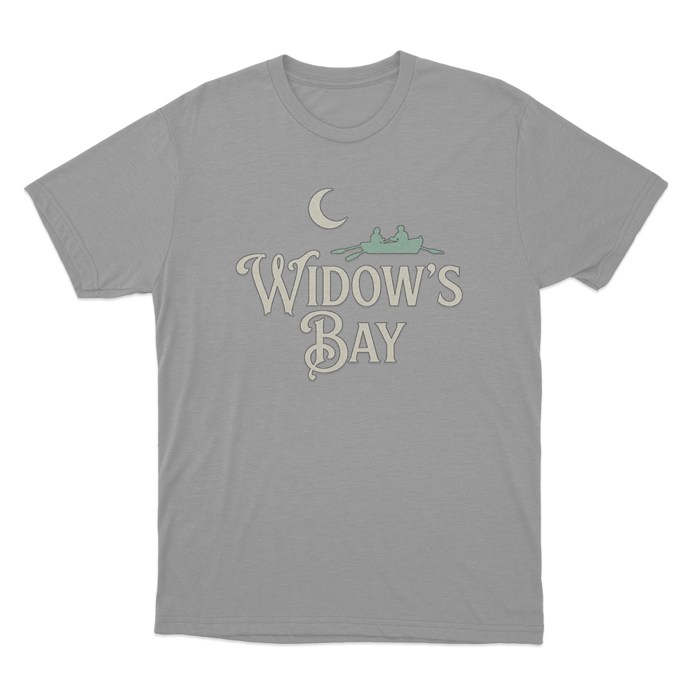 Widow's Bay Moon Boat Unisex T Shirt Grey Widows Bay Moon Boat Unisex T Shirt Grey