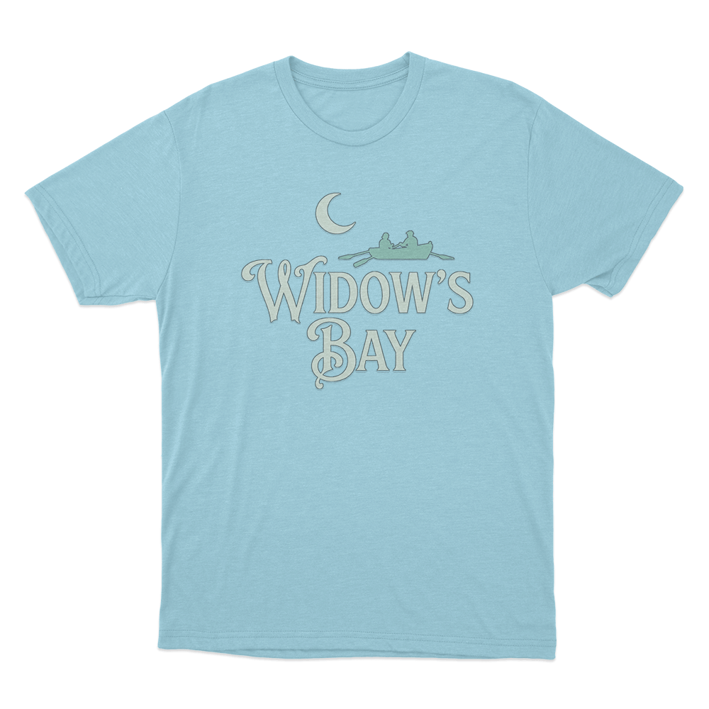 Widow's Bay Moon Boat Unisex T Shirt Sky Blue Widows Bay Moon Boat Unisex T Shirt Sky Blue