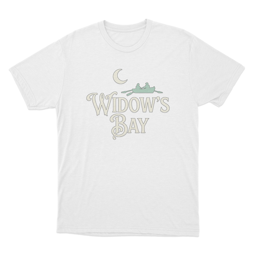 Widow's Bay Moon Boat Unisex T Shirt White Widows Bay Moon Boat Unisex T Shirt White