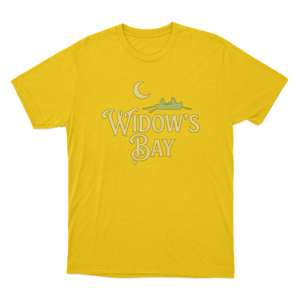 Widow's Bay Moon Boat Unisex T Shirt Yellow Widows Bay Moon Boat Unisex T Shirt Yellow