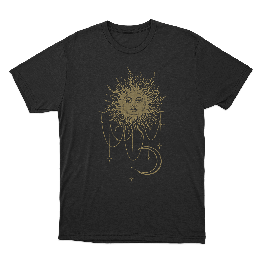 Widow's Bay Patricia Mystic Sun and Moon Unisex T Shirt Black Widows Bay Patricia Mystic Sun and Moon Unisex T Shirt Black