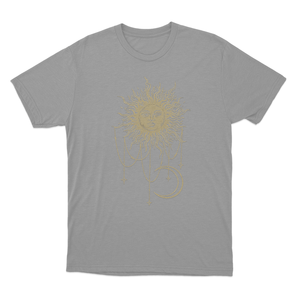 Widow's Bay Patricia Mystic Sun and Moon Unisex T Shirt Grey Widows Bay Patricia Mystic Sun and Moon Unisex T Shirt Grey