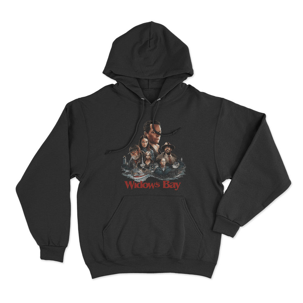 Widows Bay Poster Unisex Hoodie Black Widows Bay Poster Unisex Hoodie Black