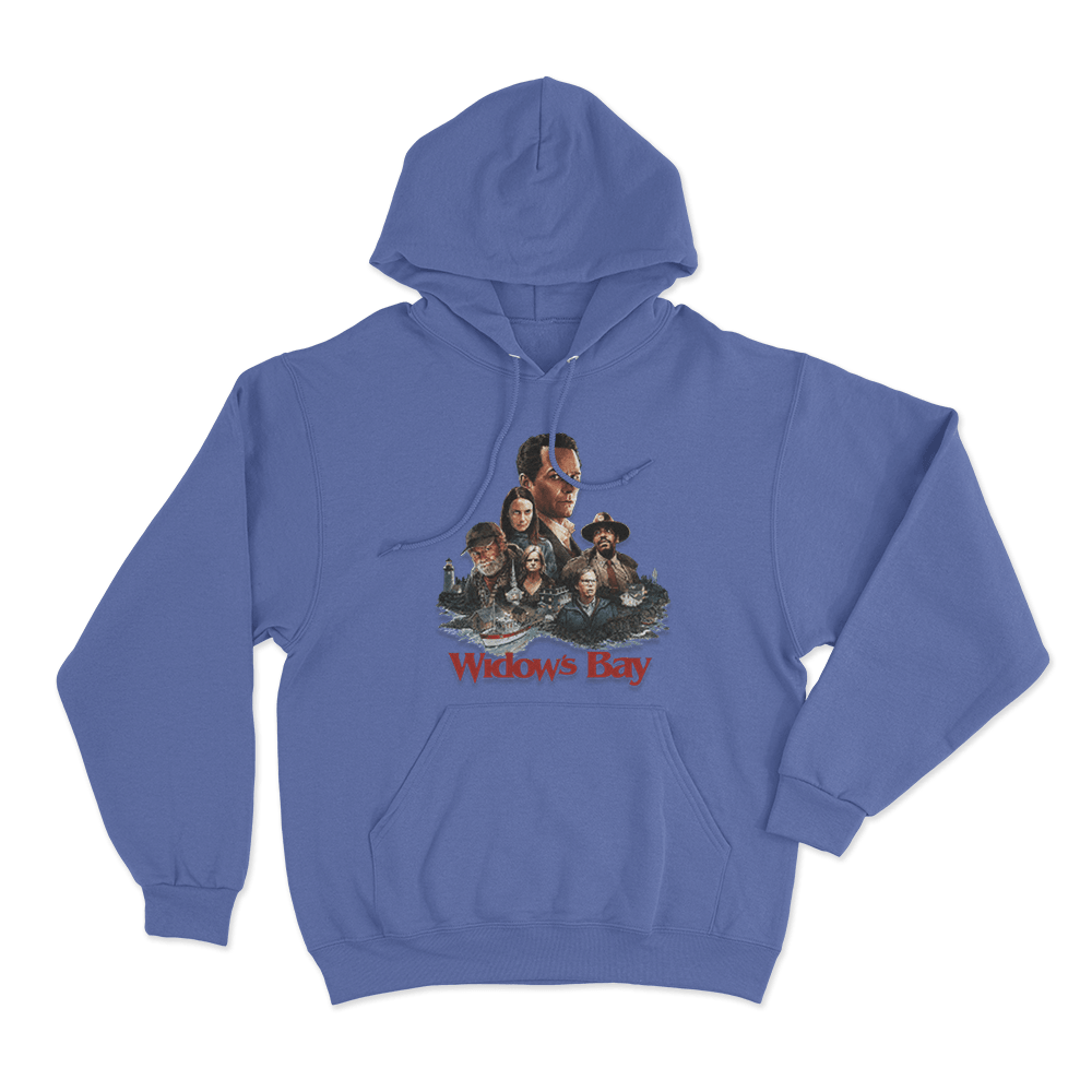 Widows Bay Poster Unisex Hoodie Blue Widows Bay Poster Unisex Hoodie Blue