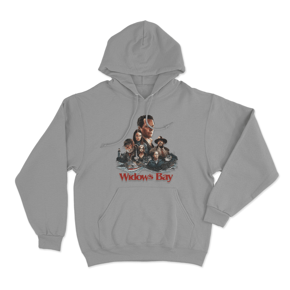 Widows Bay Poster Unisex Hoodie Grey Widows Bay Poster Unisex Hoodie Grey