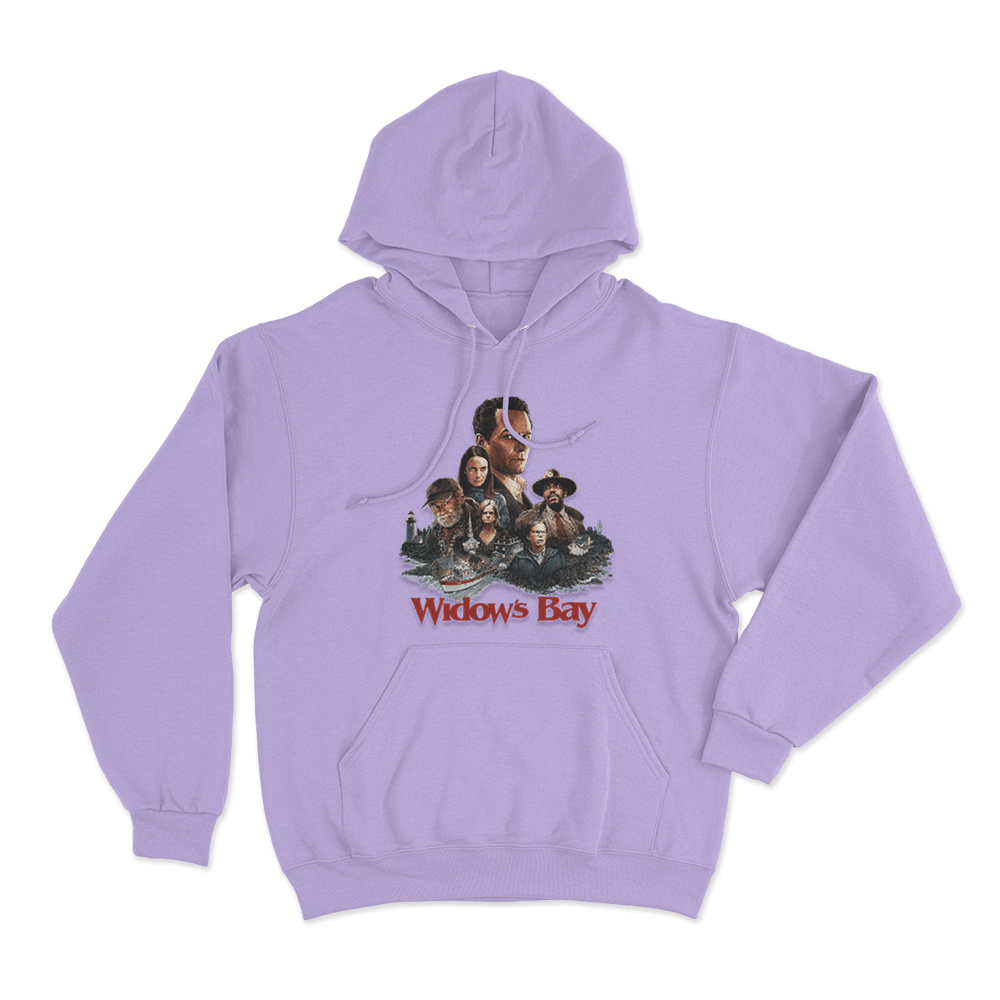 Widows Bay Poster Unisex Hoodie Purple Widows Bay Poster Unisex Hoodie Purple