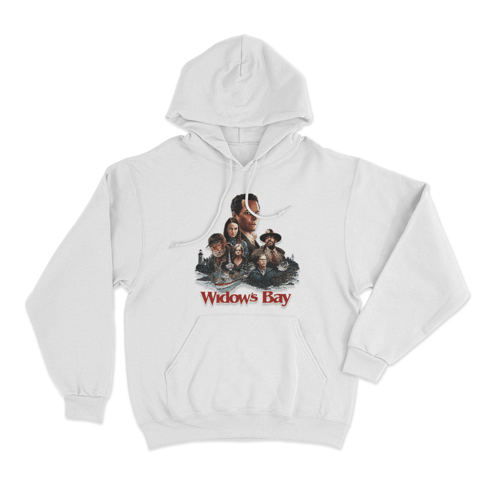 Widows Bay Poster Unisex Hoodie White Widows Bay Poster Unisex Hoodie White