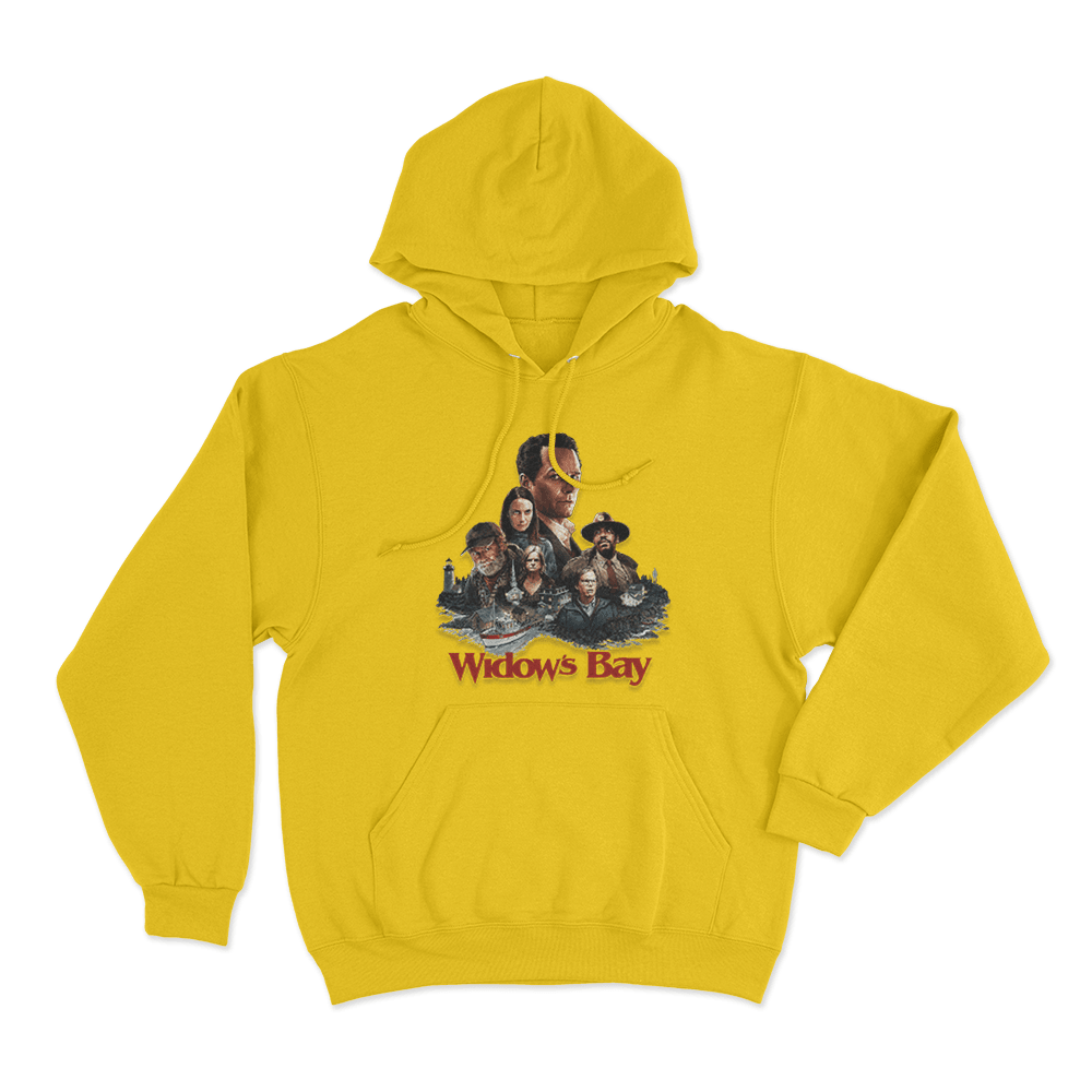 Widows Bay Poster Unisex Hoodie Yellow Widows Bay Poster Unisex Hoodie Yellow