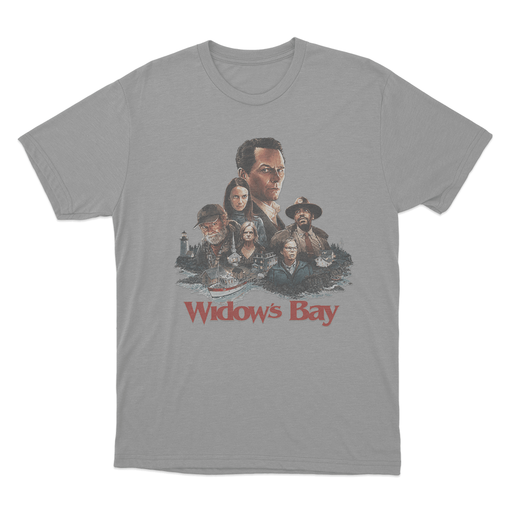 Widows Bay Poster Unisex T Shirt Grey Widows Bay Poster Unisex T Shirt Grey