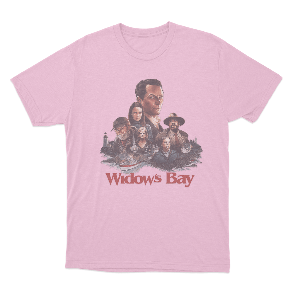Widows Bay Poster Unisex T Shirt Pink Widows Bay Poster Unisex T Shirt Pink