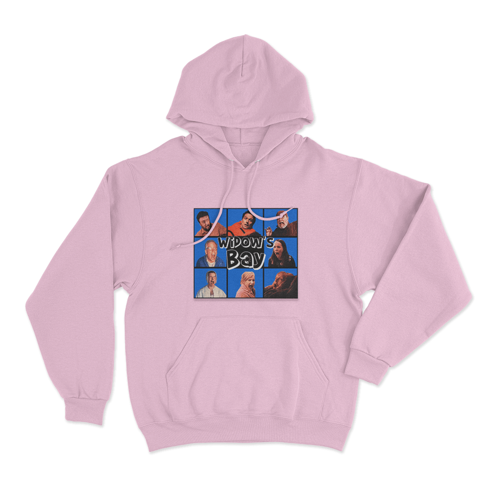 Widow's Bay Screaming Cast Unisex Hoodie Pink Widows Bay Screaming Cast Unisex Hoodie Pink