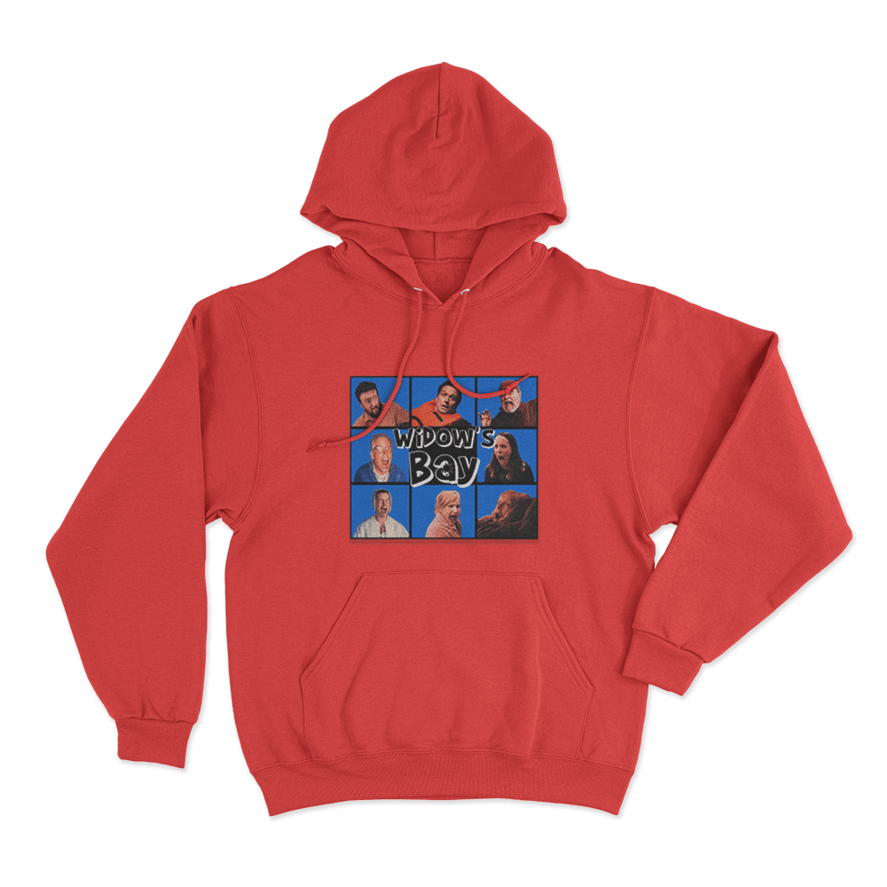 Widow's Bay Screaming Cast Unisex Hoodie Red Widows Bay Screaming Cast Unisex Hoodie Red