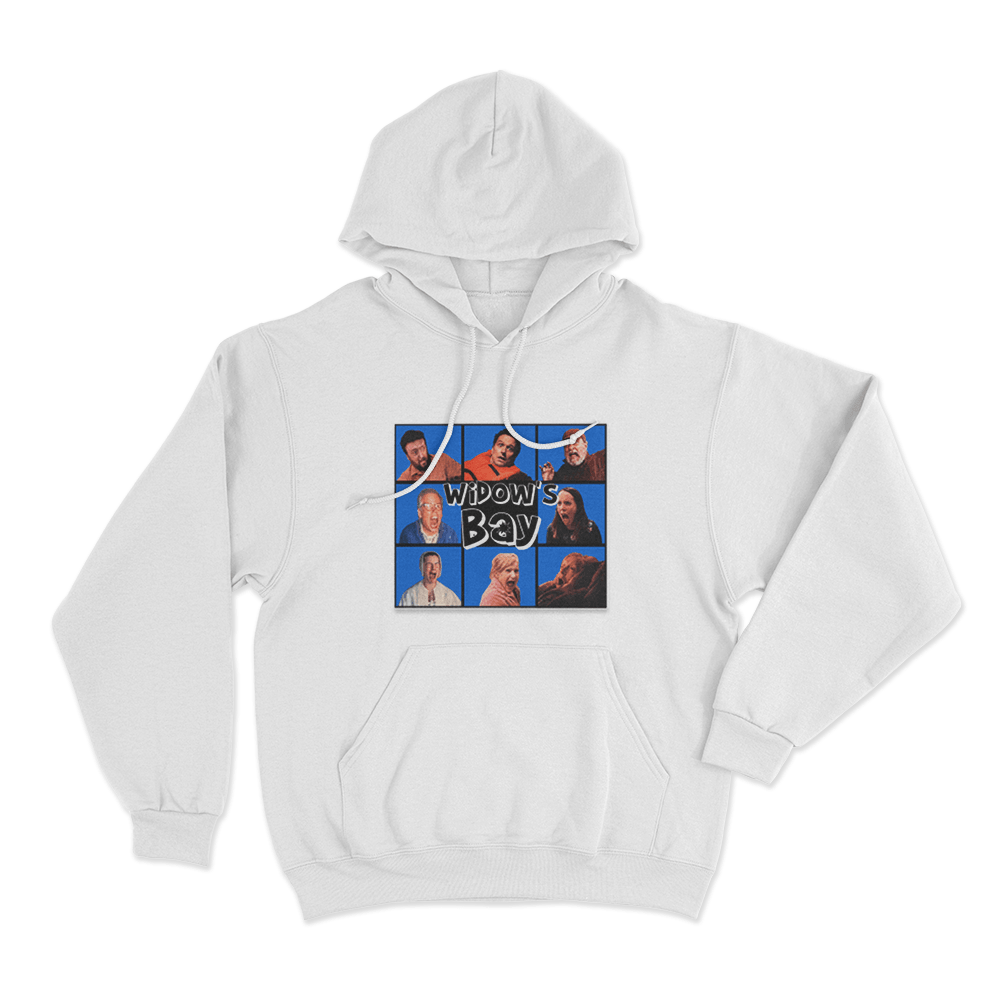 Widow's Bay Screaming Cast Unisex Hoodie White Widows Bay Screaming Cast Unisex Hoodie White
