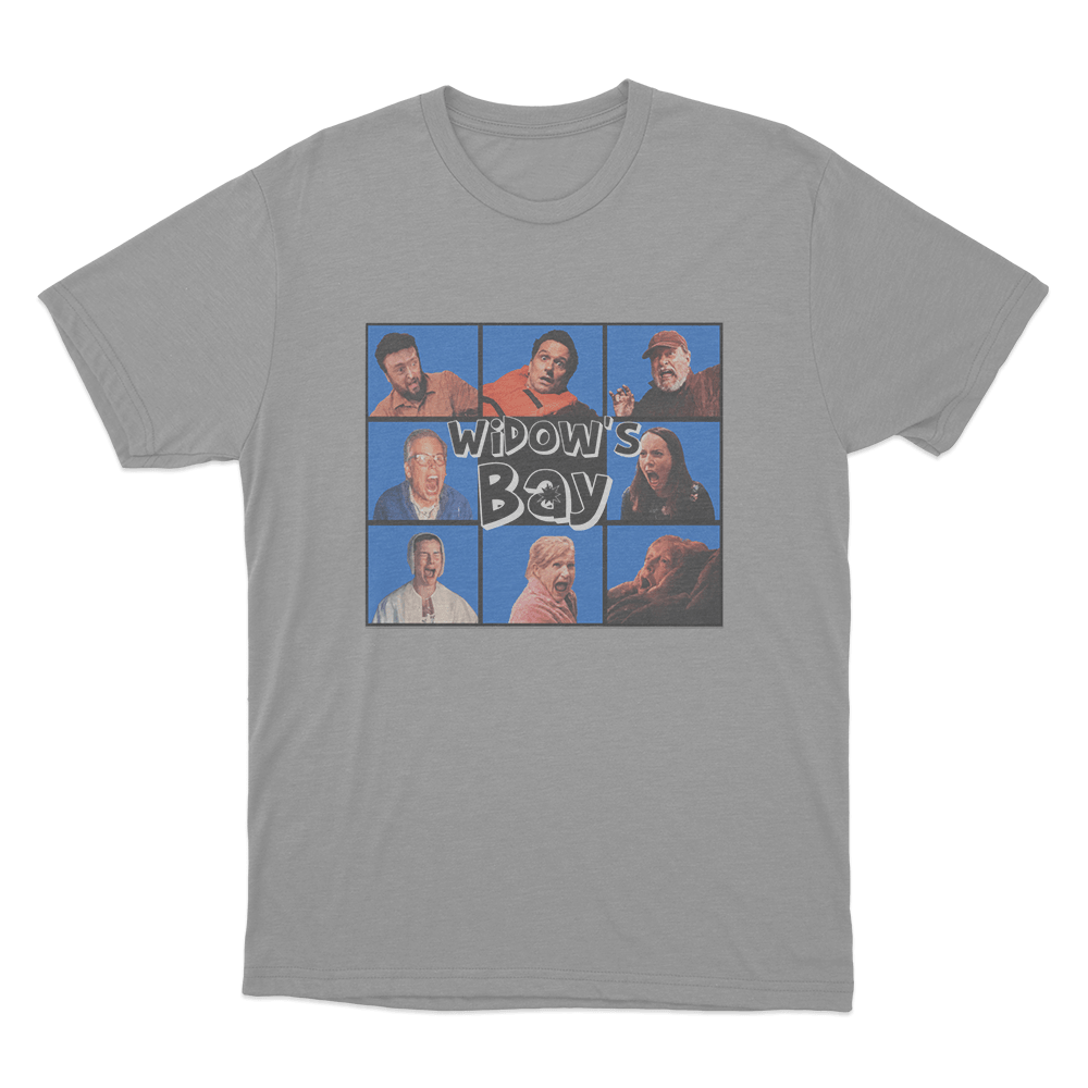Widow's Bay Screaming Cast Unisex T Shirt Grey Widows Bay Screaming Cast Unisex T Shirt Grey