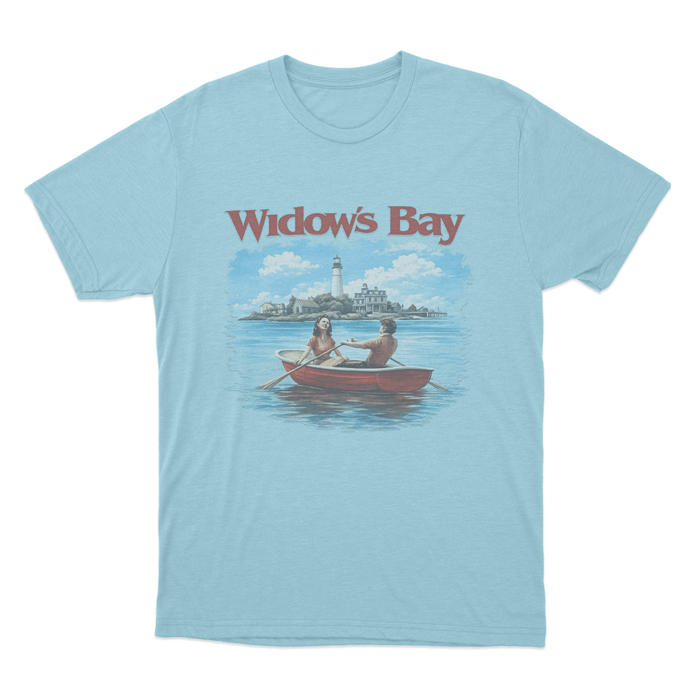 Widows Bay Unisex T Shirt Sky Blue Widows Bay Unisex T Shirt Sky Blue
