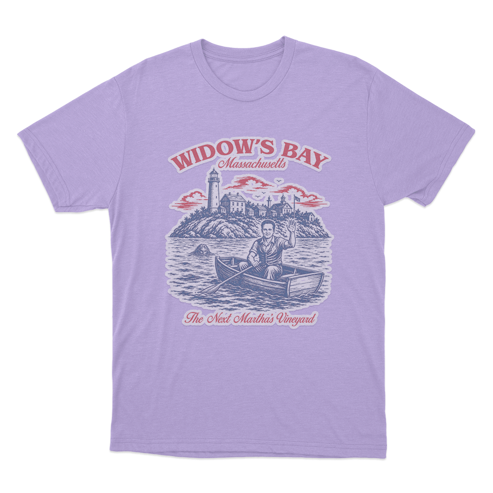 Widow's Bay Welcome Unisex T Shirt Purple Widows Bay Welcome Unisex T Shirt Purple